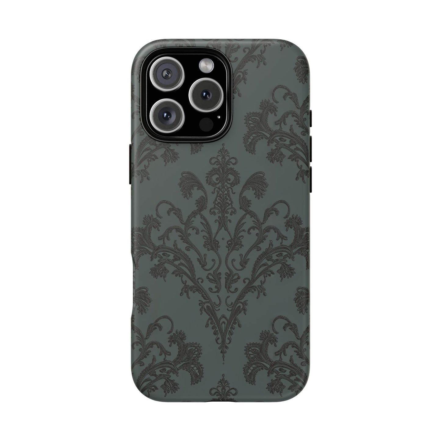 Vampire Art Vintage and Edgy iPhone 16 Tough Case - Goth Brocade