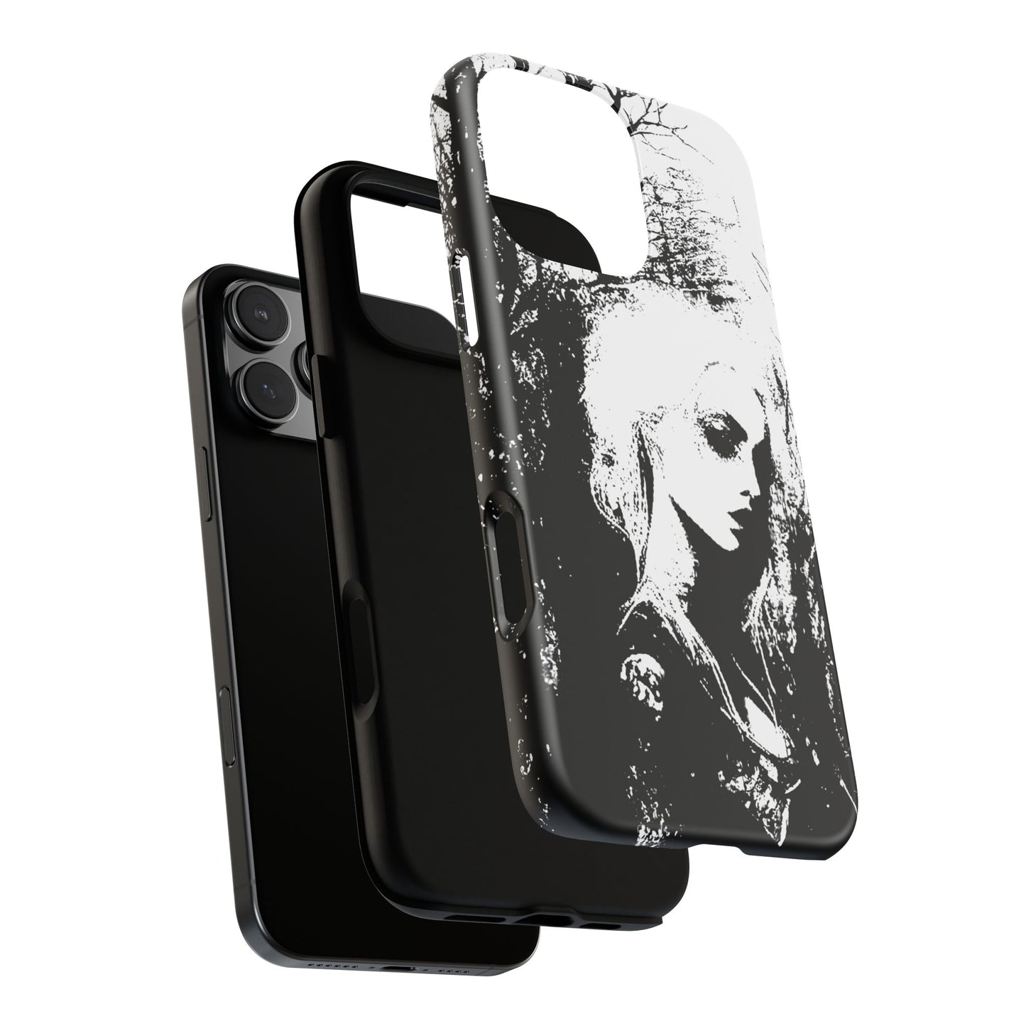 Vampire Art Vintage and Edgy iPhone 16 Tough Case - Ghost