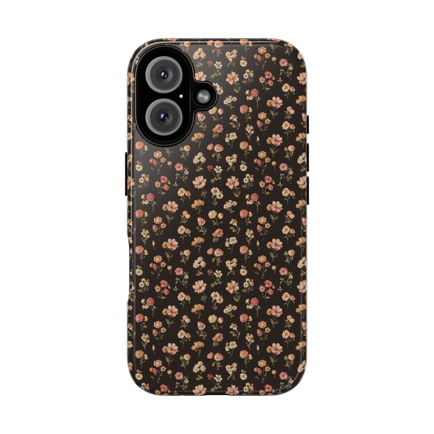 Vampire Art Vintage and Edgy iPhone 16 Tough Case - Retro French Florals