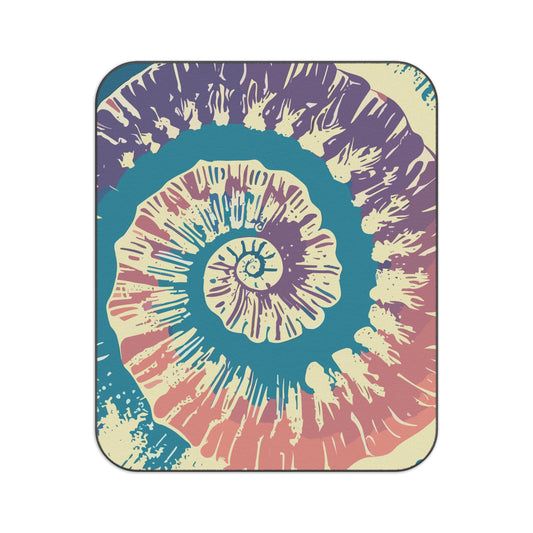 Vampire Art Kimmeridge Tie Dye Ammonite Picnic Blanket