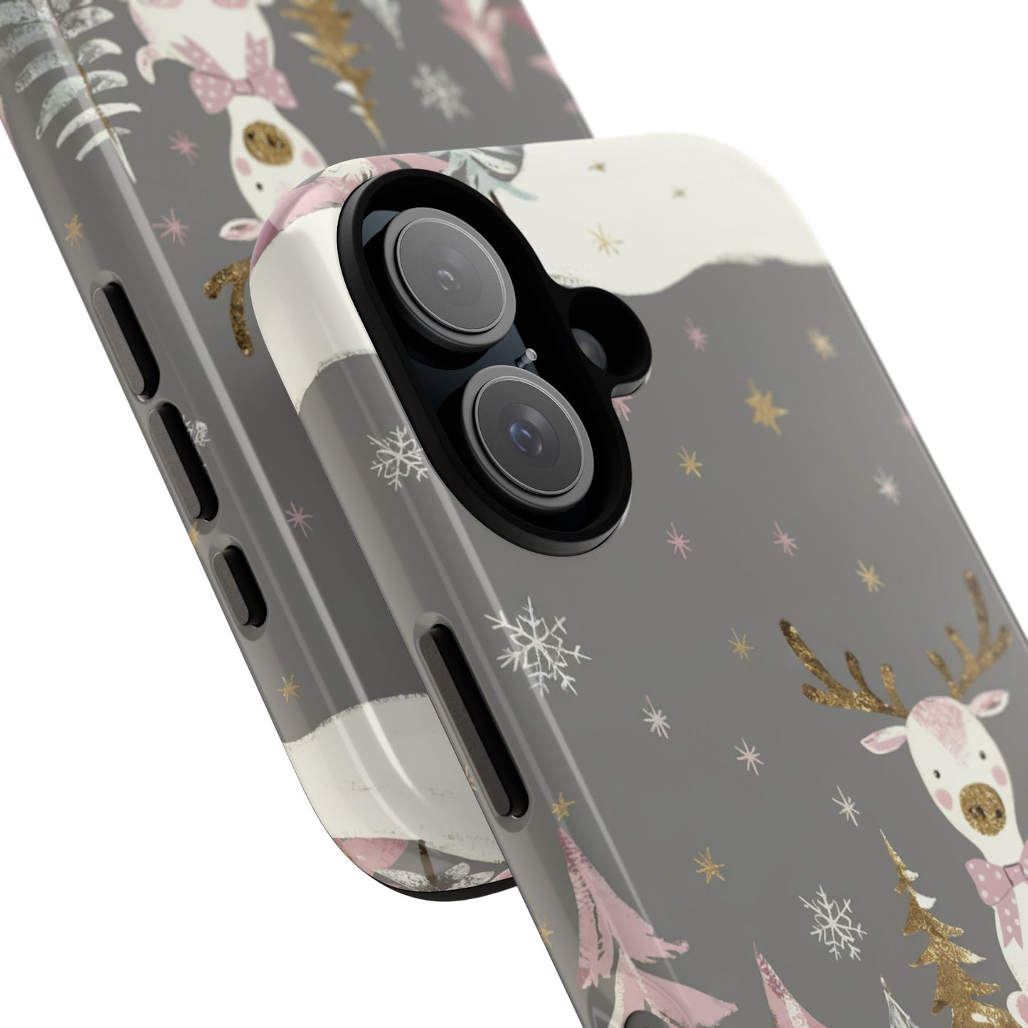 Vampire Art Vintage and Edgy iPhone 16 Tough Case - Christmas Reindeer