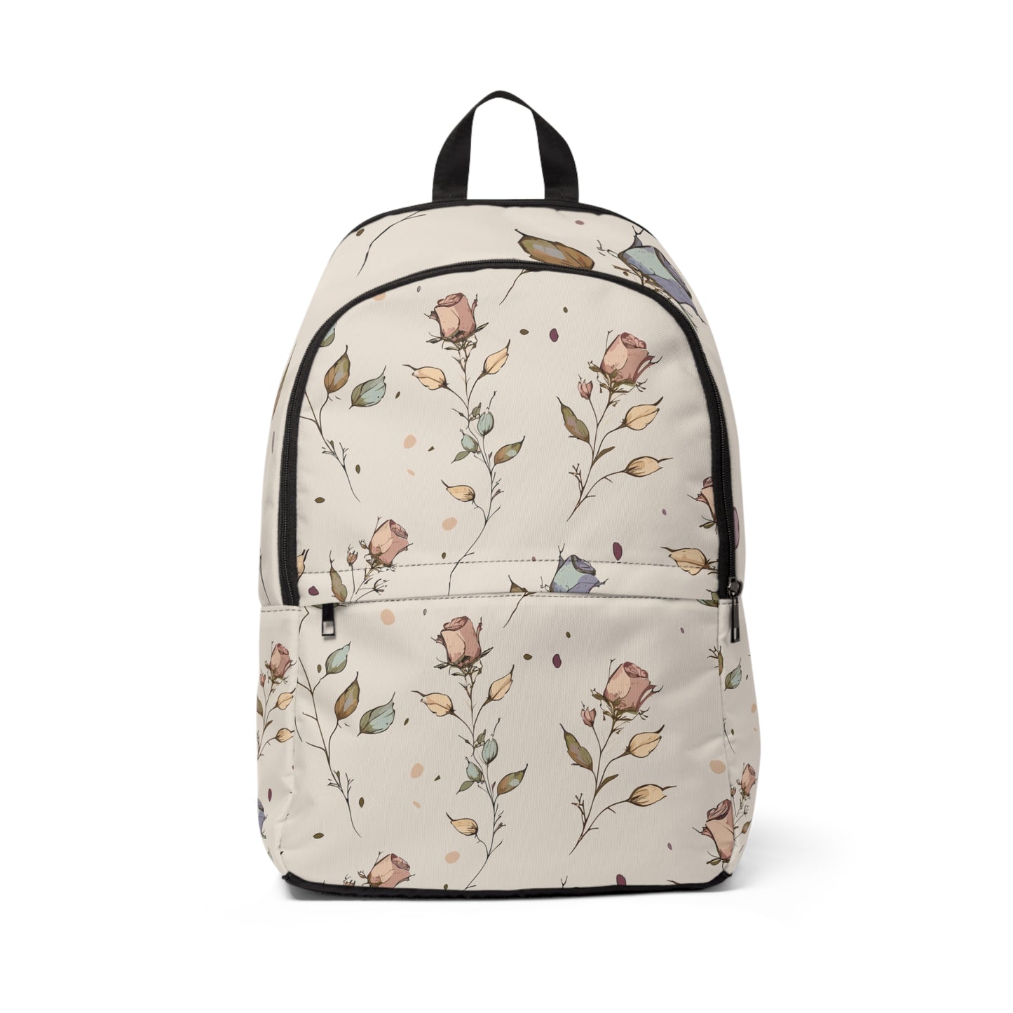 Vampire Art Cottagecore Coquette Vintage Roses Fabric Backpack