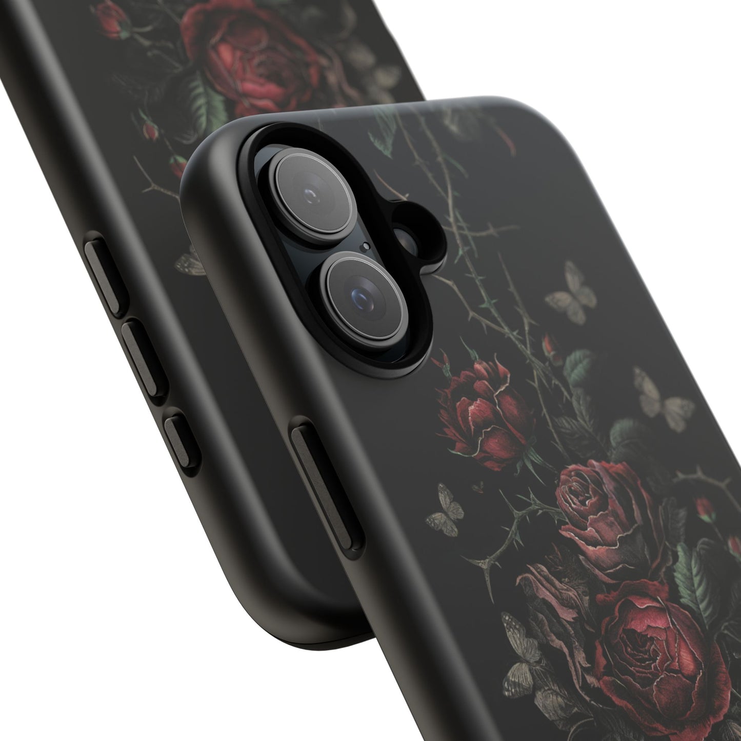 Vampire Art Vintage and Edgy iPhone 16 Tough Case - Goth Roses