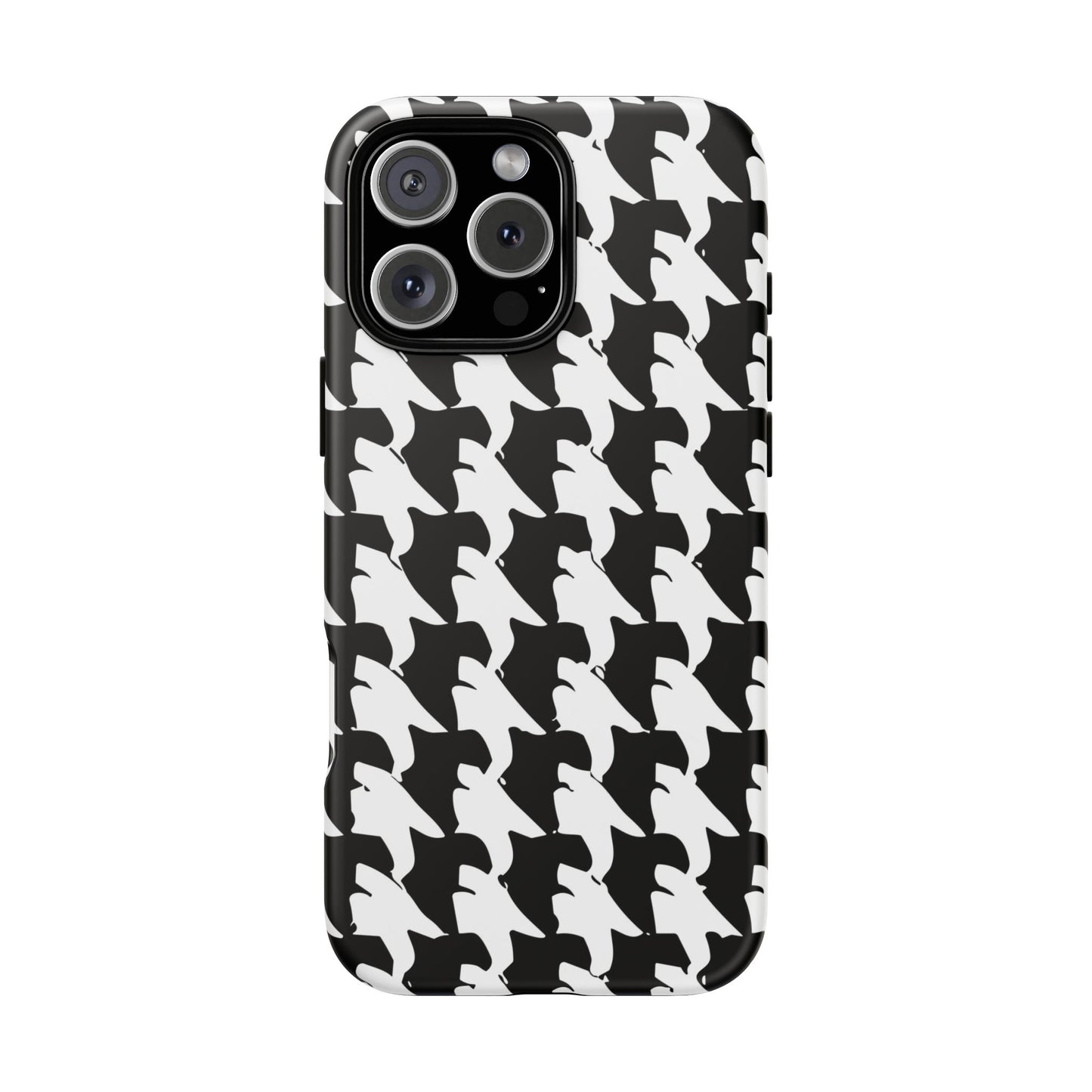 Vampire Art Vintage and Edgy iPhone 16 Tough Case - Mod Houndstooth