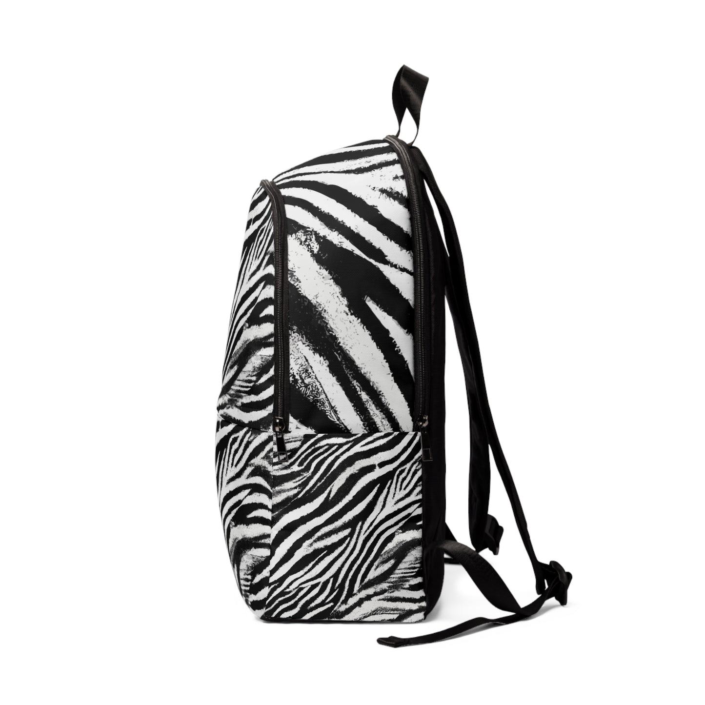 Vampire Art Grunge Zebra Fabric Backpack