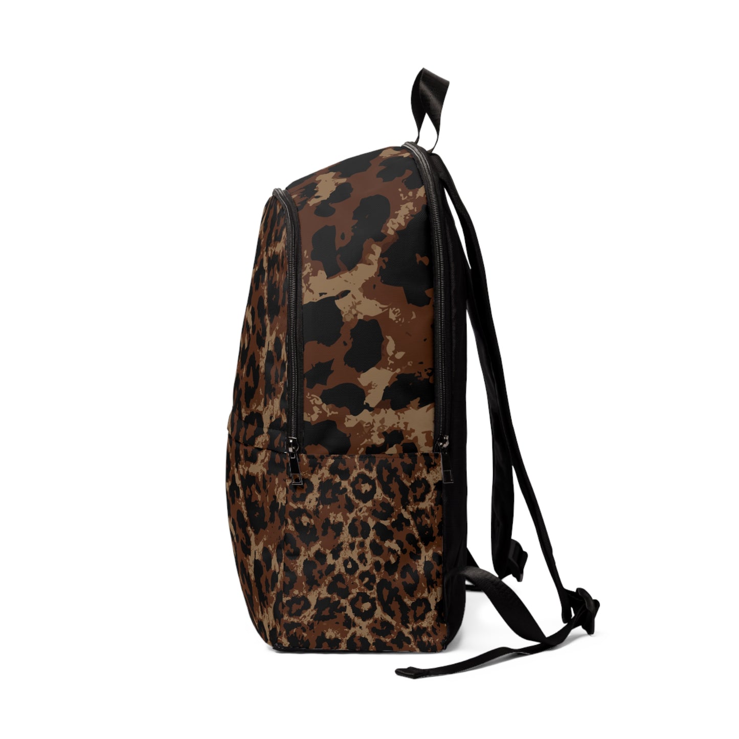 Vampire Art Grunge Leopard Brown Unisex Fabric Backpack