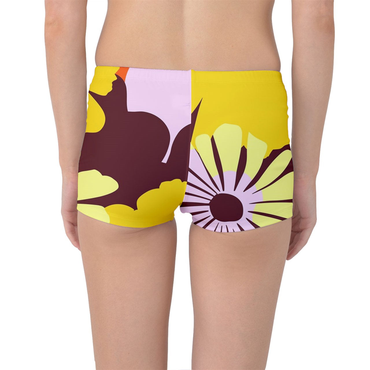 Vampire Art Retro Chic Bold Prints Mix and Match - Boyleg Bikini Bottoms