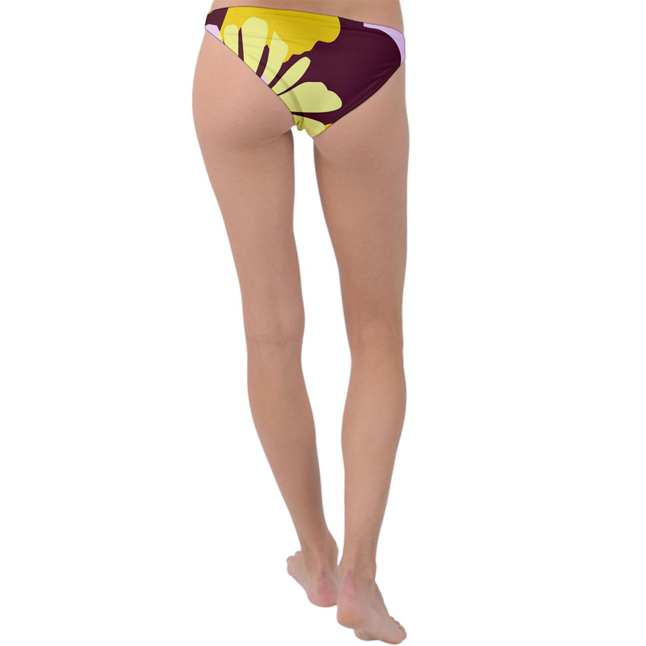 Vampire Art Retro Chic Bold Prints Mix and Match - Ring Detail Bikini Bottoms