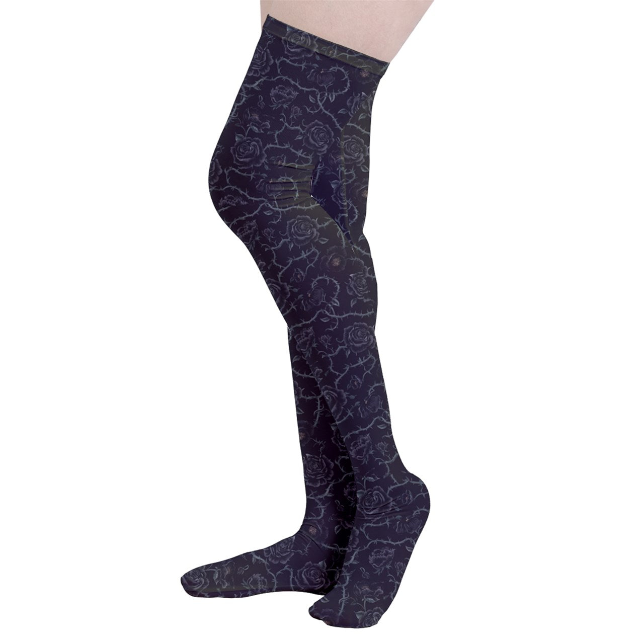 Vampire Art Y2K Thigh Highs Stockings Tights - Thorns