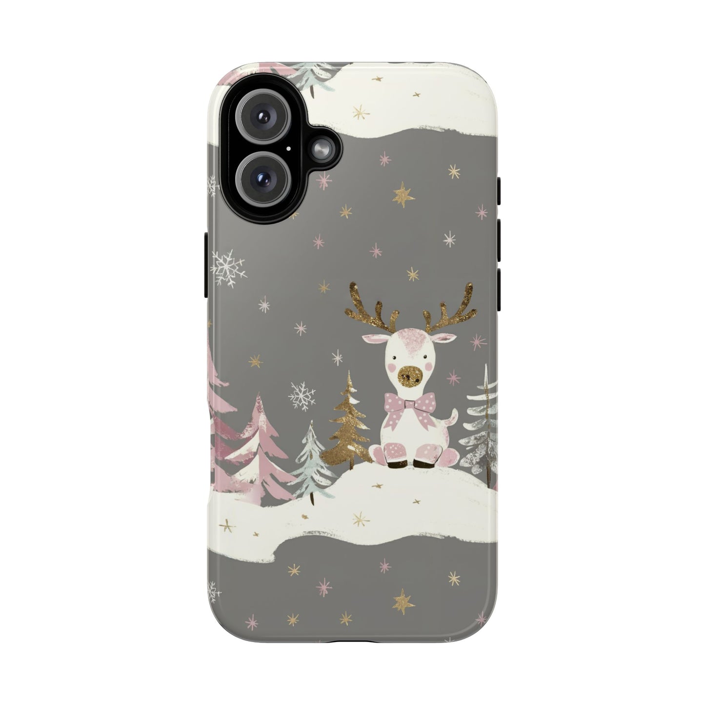 Vampire Art Vintage and Edgy iPhone 16 Tough Case - Christmas Reindeer