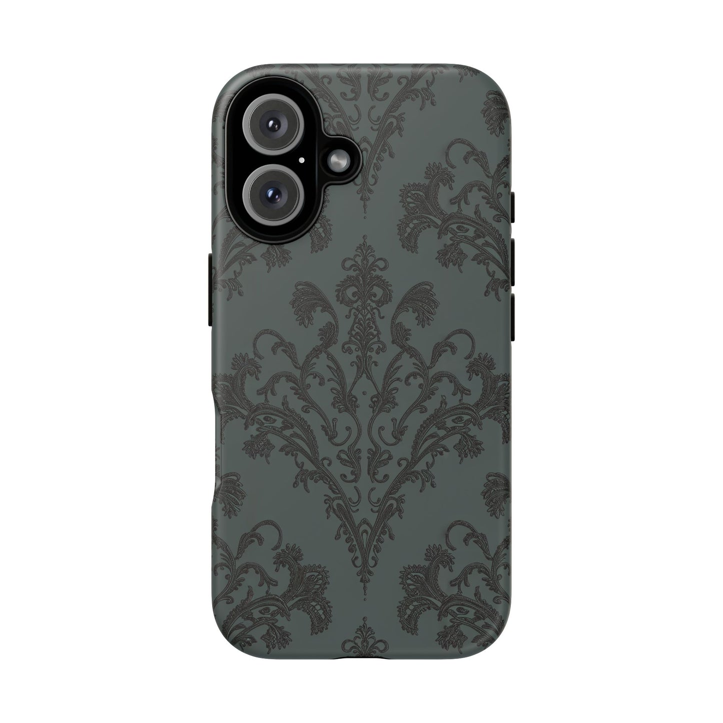 Vampire Art Vintage and Edgy iPhone 16 Tough Case - Goth Brocade