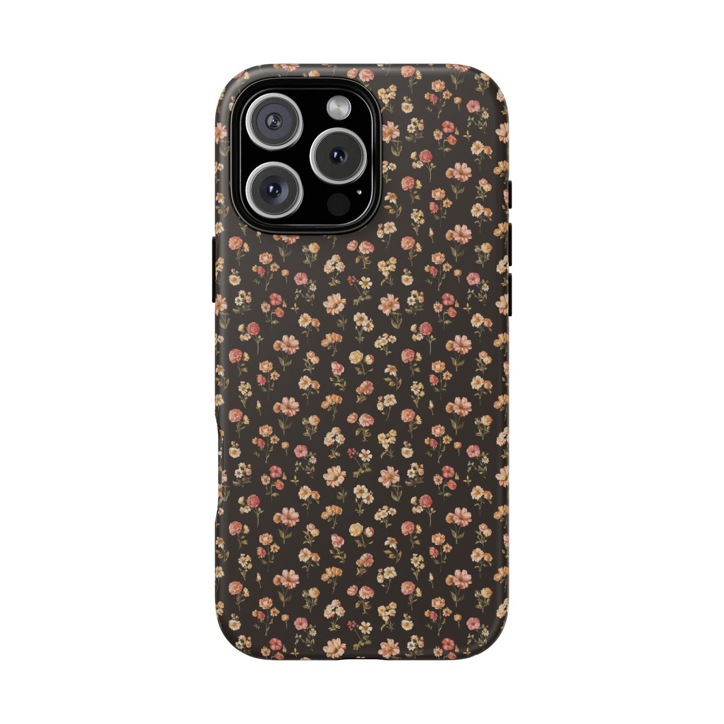 Vampire Art Vintage and Edgy iPhone 16 Tough Case - Retro French Florals