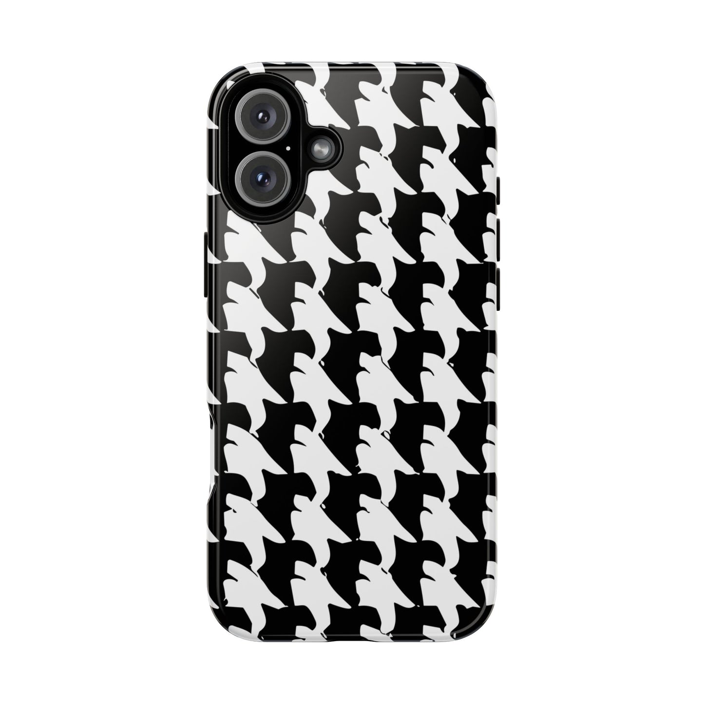 Vampire Art Vintage and Edgy iPhone 16 Tough Case - Mod Houndstooth