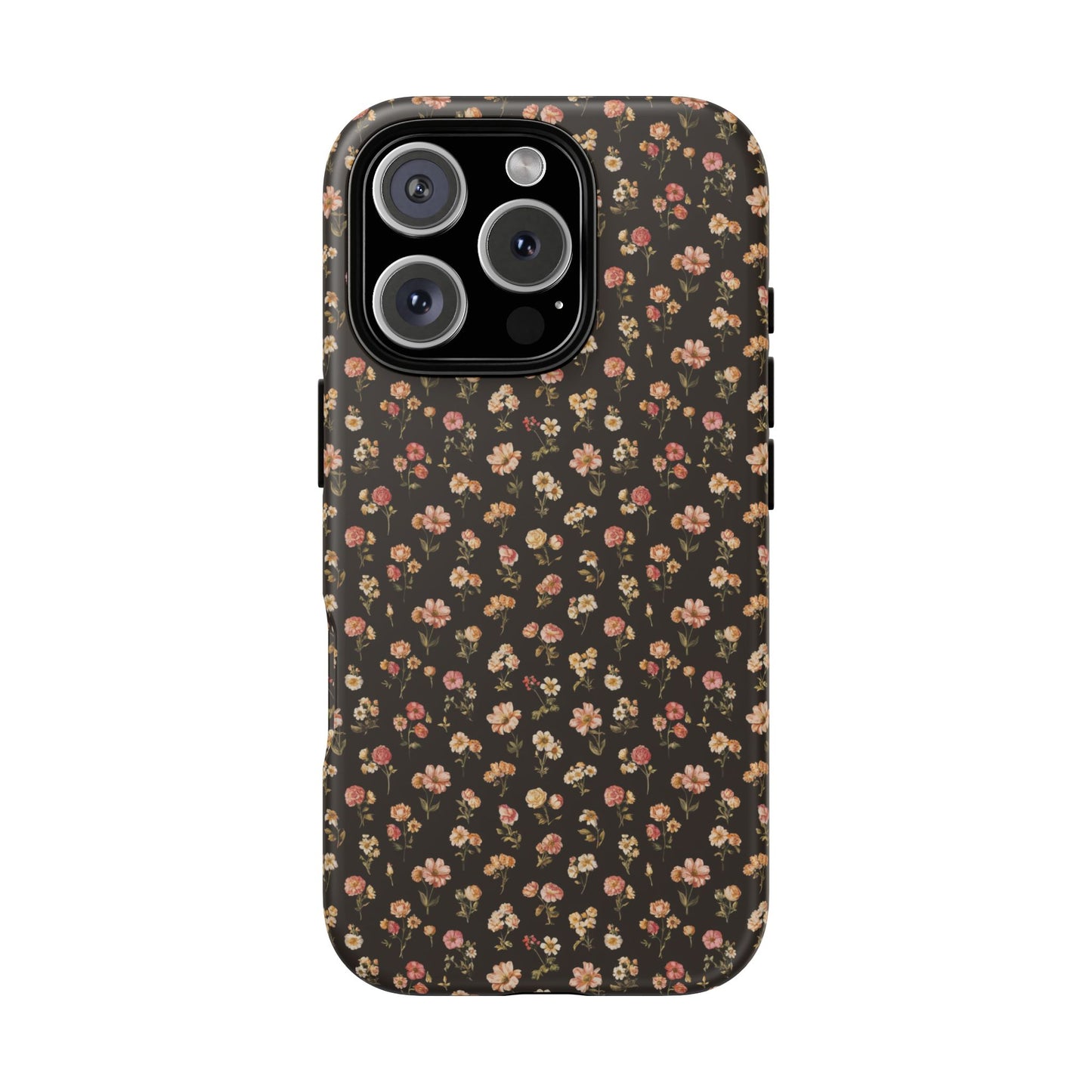 Vampire Art Vintage and Edgy iPhone 16 Tough Case - Retro French Florals