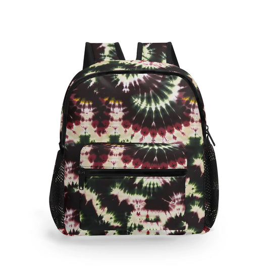 Vampire Art Retro Sixties 11 Inch Tie Dye in Earthy Colours Backpack