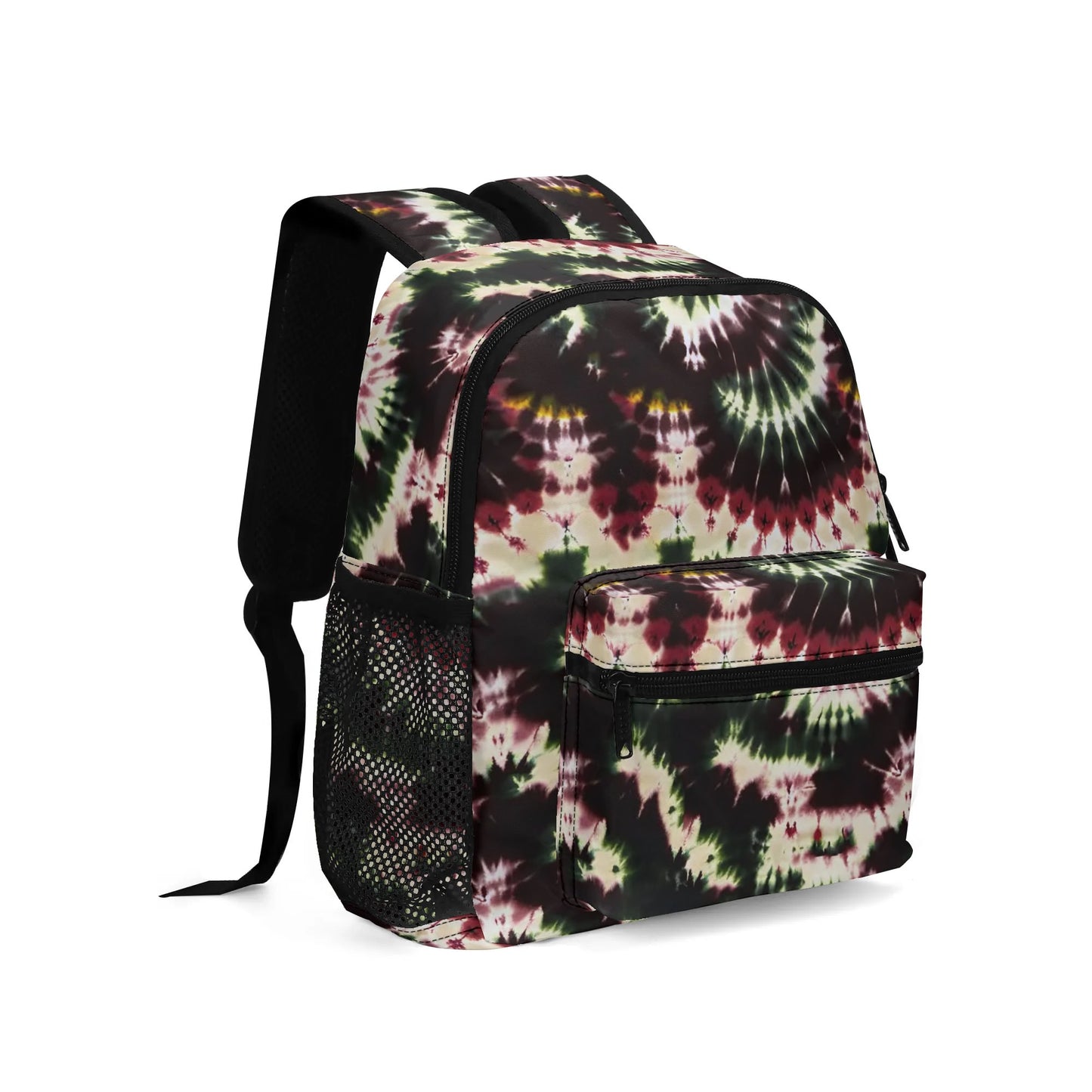 Vampire Art Retro Sixties 11 Inch Tie Dye in Earthy Colours Backpack