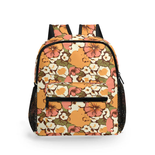 Vampire Art Retro Sixties Florals 11 Inch Backpack