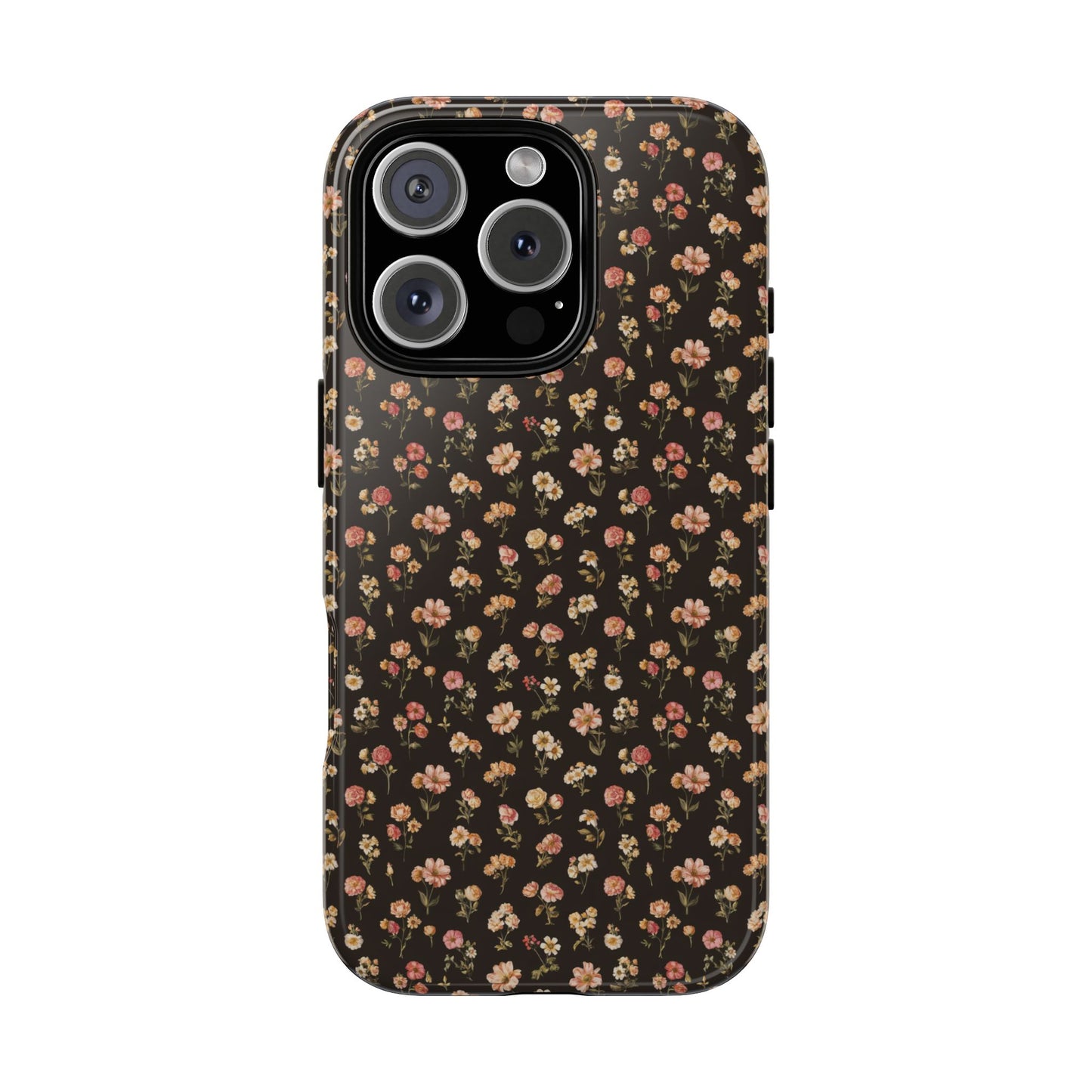 Vampire Art Vintage and Edgy iPhone 16 Tough Case - Retro French Florals