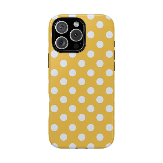 Vampire Art Vintage and Edgy iPhone 16 Tough Case - 1950s Polka Dot