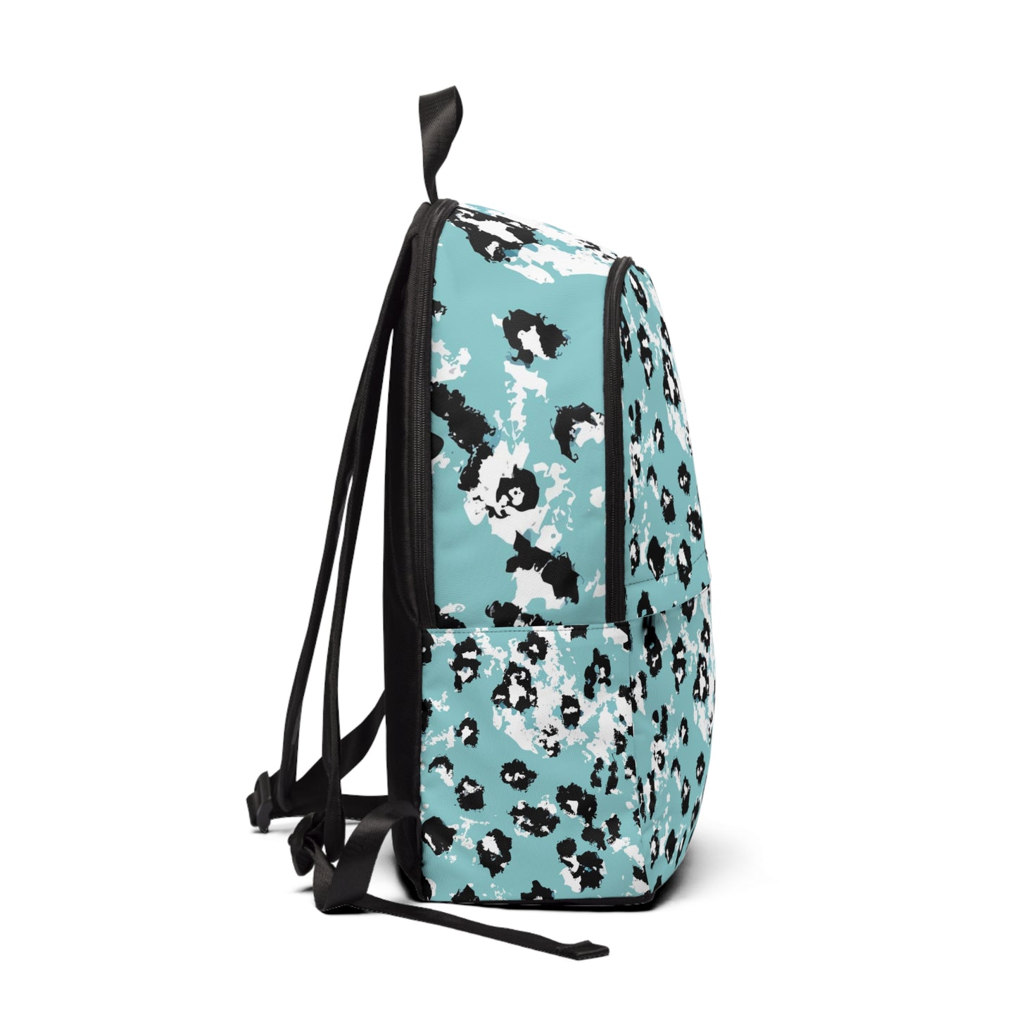 Vampire Art Grunge Blue Leopard Unisex Fabric Backpack