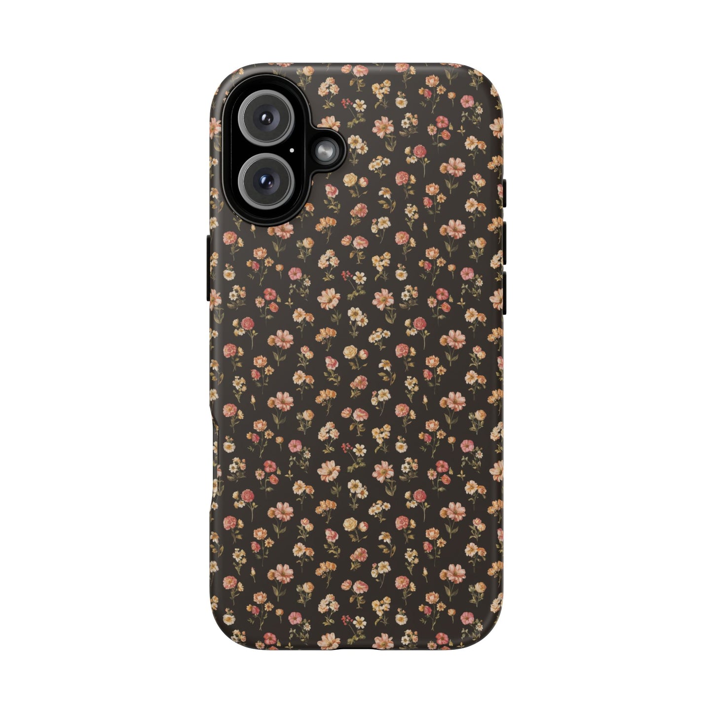 Vampire Art Vintage and Edgy iPhone 16 Tough Case - Retro French Florals