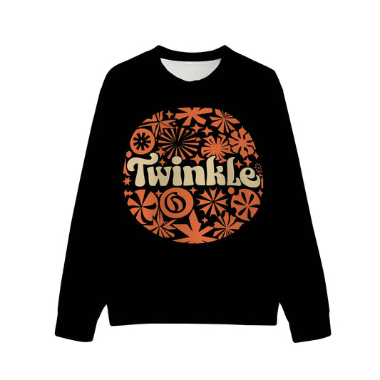 Vampire Art Retro Groovy Christmas Comfort Sweatshirt - Sixties Psychedelic Twinkle