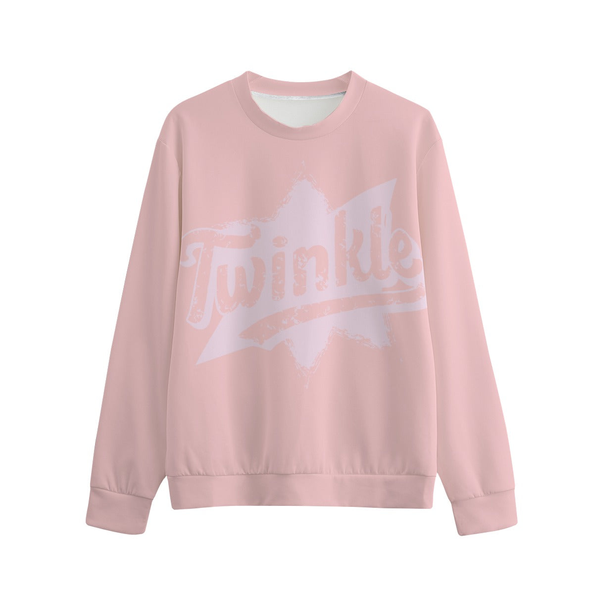 Vampire Art Retro Groovy Christmas Comfort Cotton Sweatshirt - Grunge Twinkle in Pink