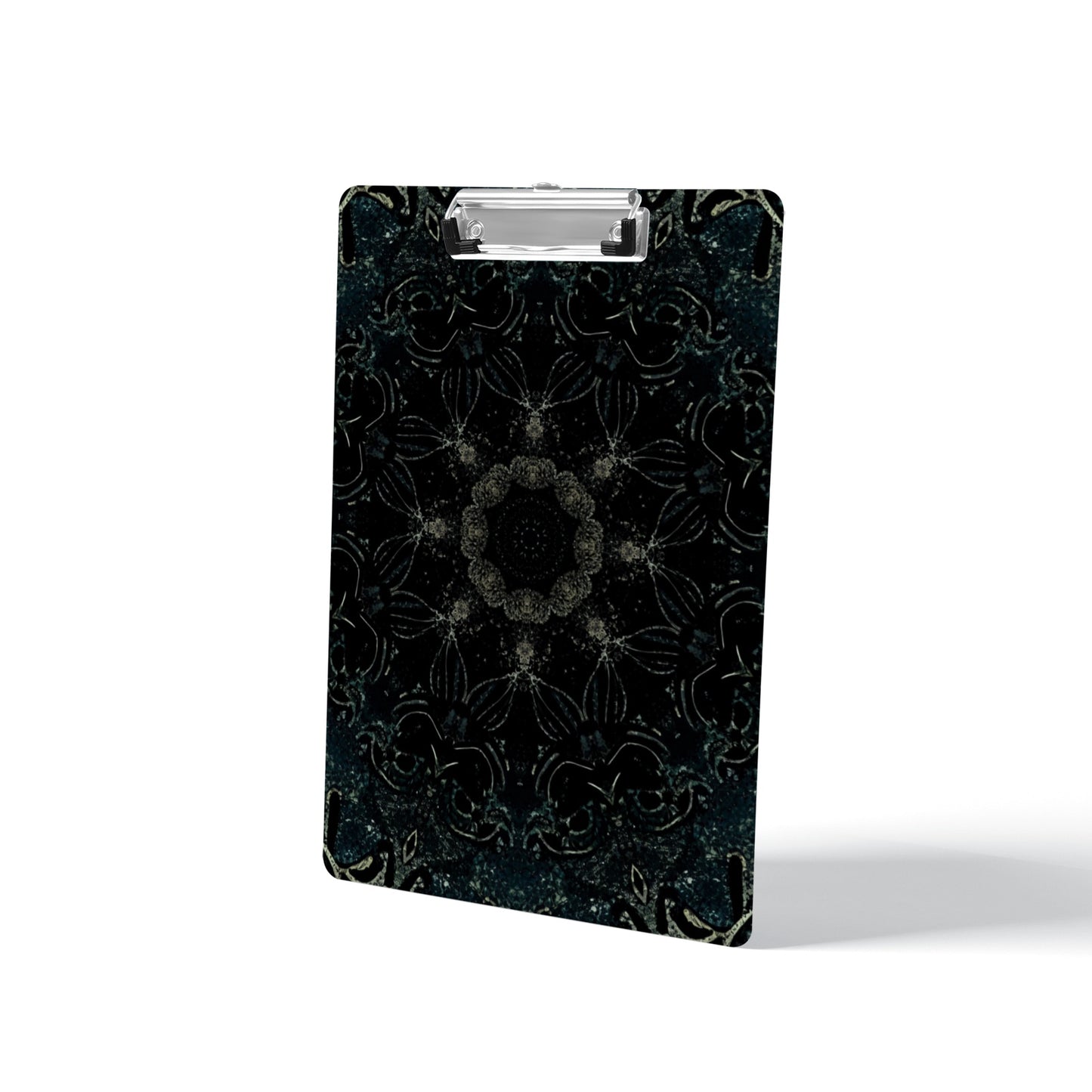 Vampire Art Mystic Goth Clipboard - Black Sparkle