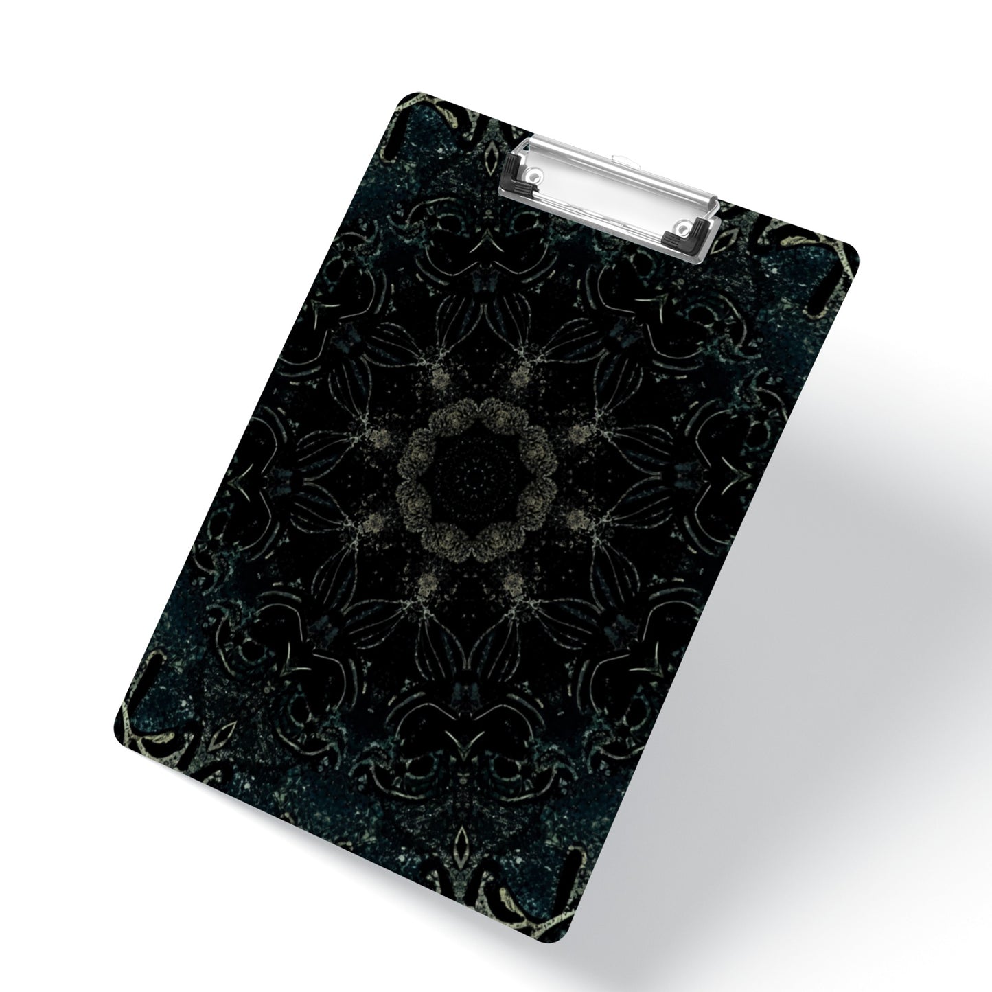 Vampire Art Mystic Goth Clipboard - Black Sparkle