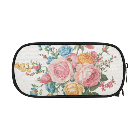 Vampire Art Studio Caddy: Deluxe Pencil Pouch - Romantic Multicolour Retro Florals