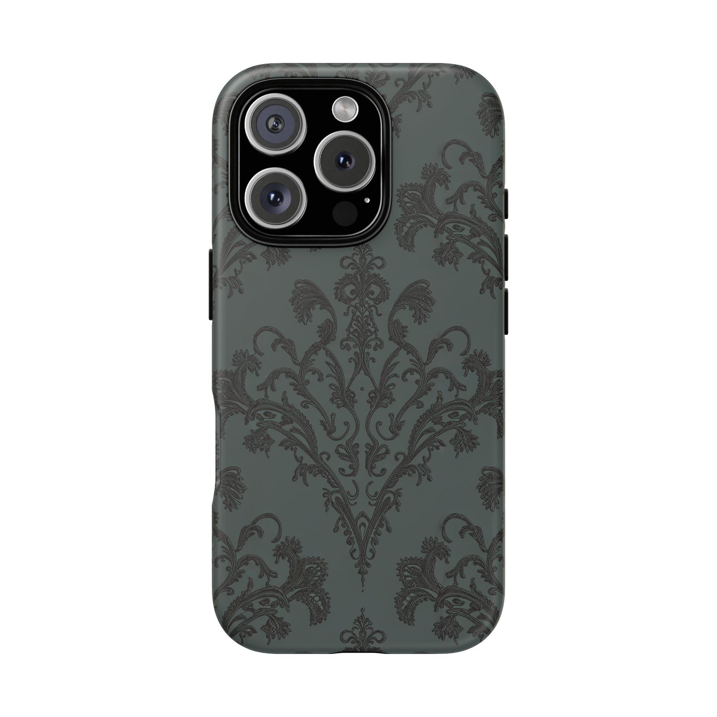 Vampire Art Vintage and Edgy iPhone 16 Tough Case - Goth Brocade