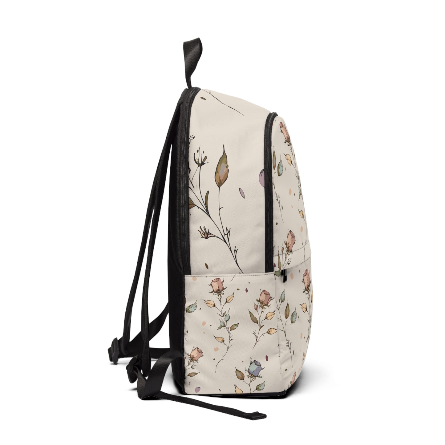 Vampire Art Cottagecore Coquette Vintage Roses Fabric Backpack