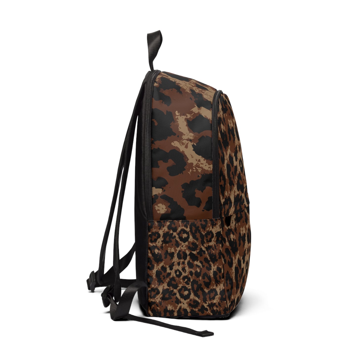 Vampire Art Grunge Leopard Brown Unisex Fabric Backpack