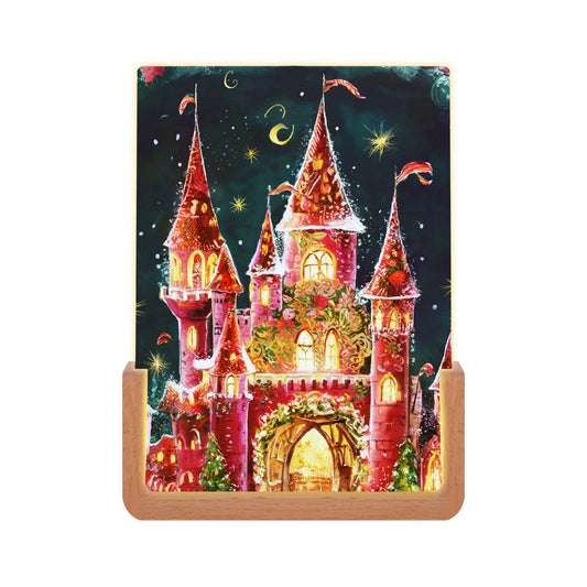 Vampire Art Magical Christmas Castle Retro Night Light Nursery Decor Gift Kids Room Baby Girl Gift