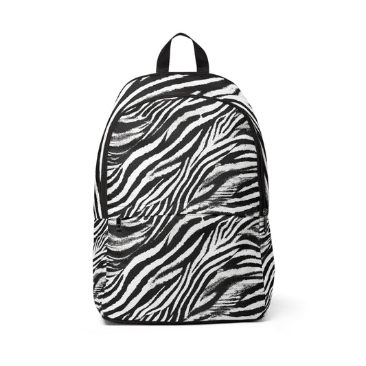 Vampire Art Grunge Zebra Fabric Backpack