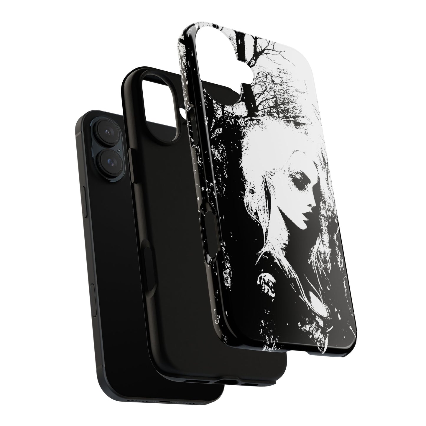 Vampire Art Vintage and Edgy iPhone 16 Tough Case - Ghost