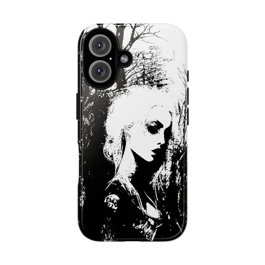 Vampire Art Vintage and Edgy iPhone 16 Tough Case - Ghost