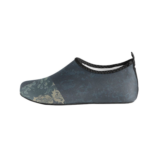 Vampire Art Retro Men's Barefoot Aqua Shoes - Grunge Seattle Pattern