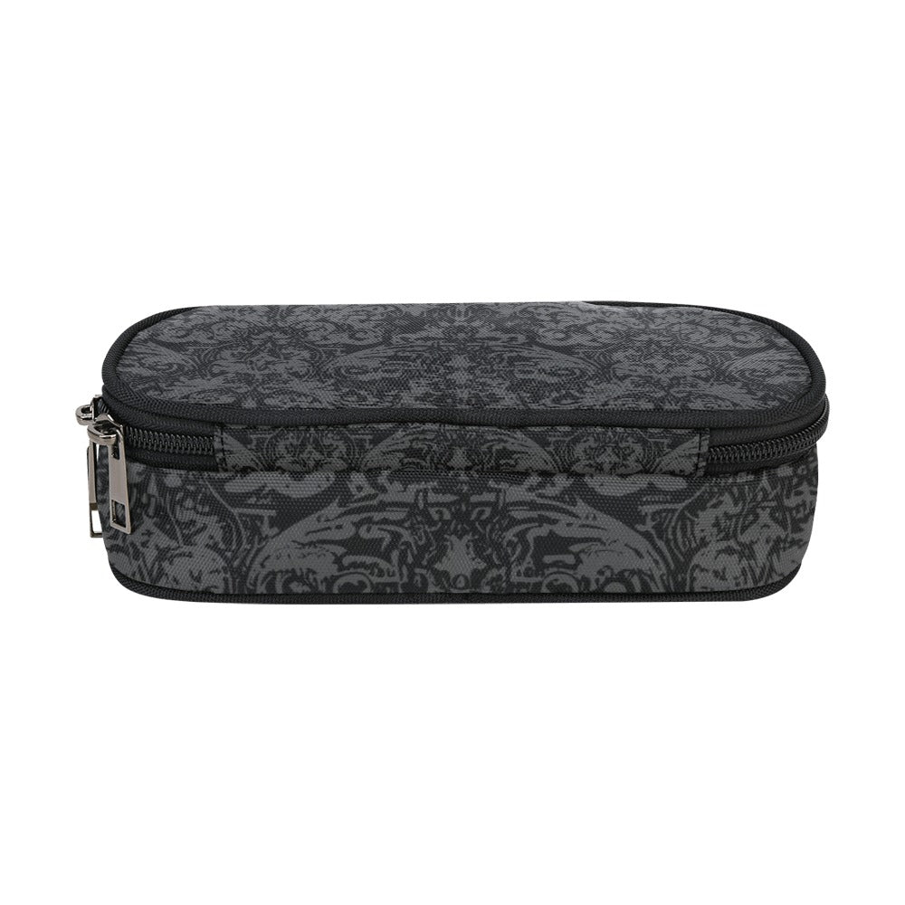 Vampire Art Studio Caddy: Deluxe Pencil Pouch - Grunge Black Brocade