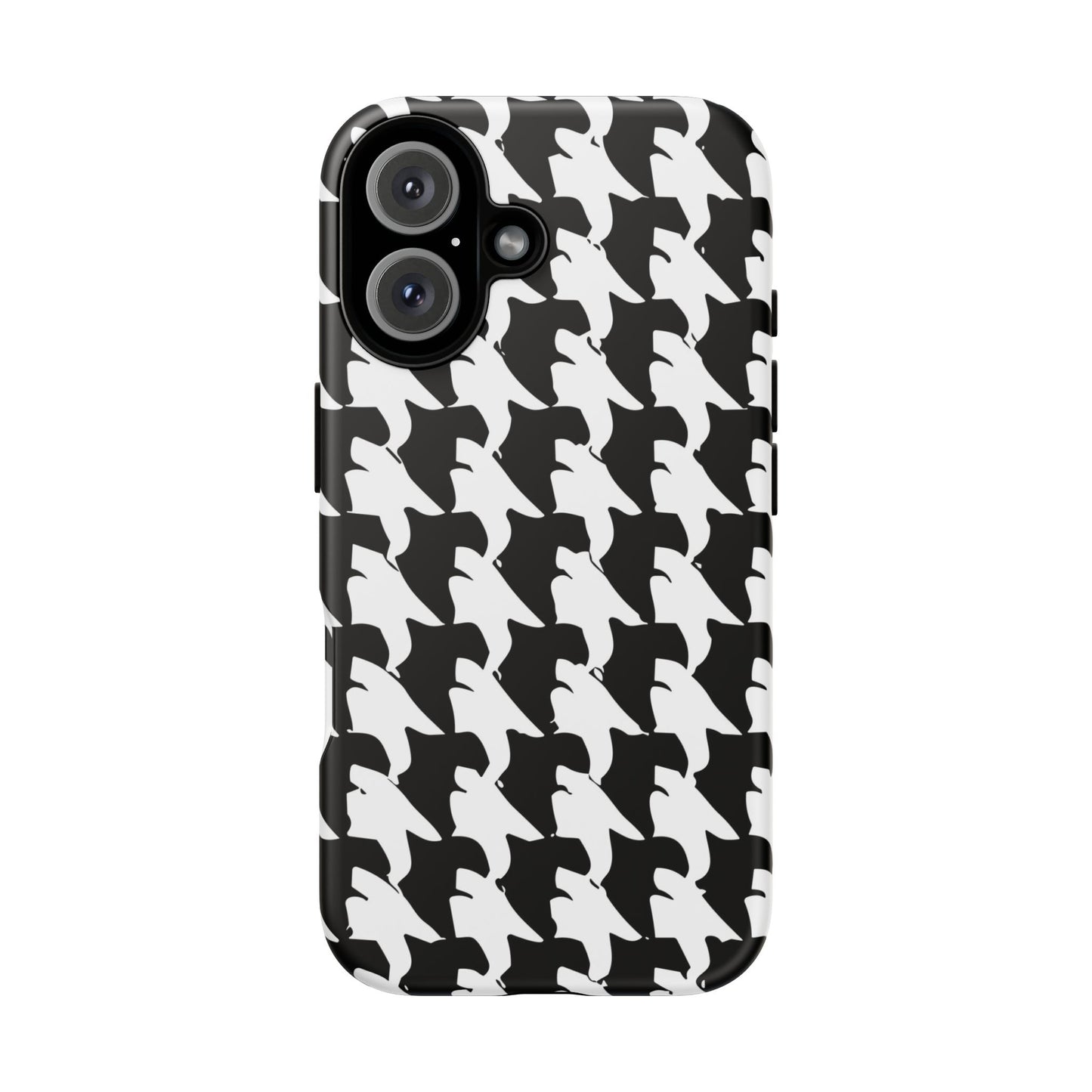 Vampire Art Vintage and Edgy iPhone 16 Tough Case - Mod Houndstooth