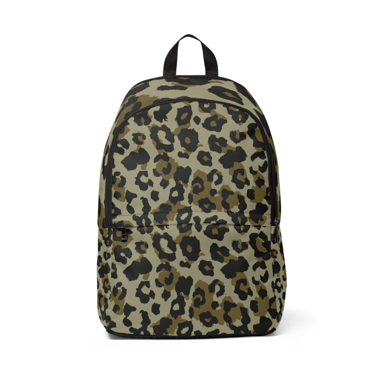 Vampire Art Grunge Khaki Leopard Fabric Backpack