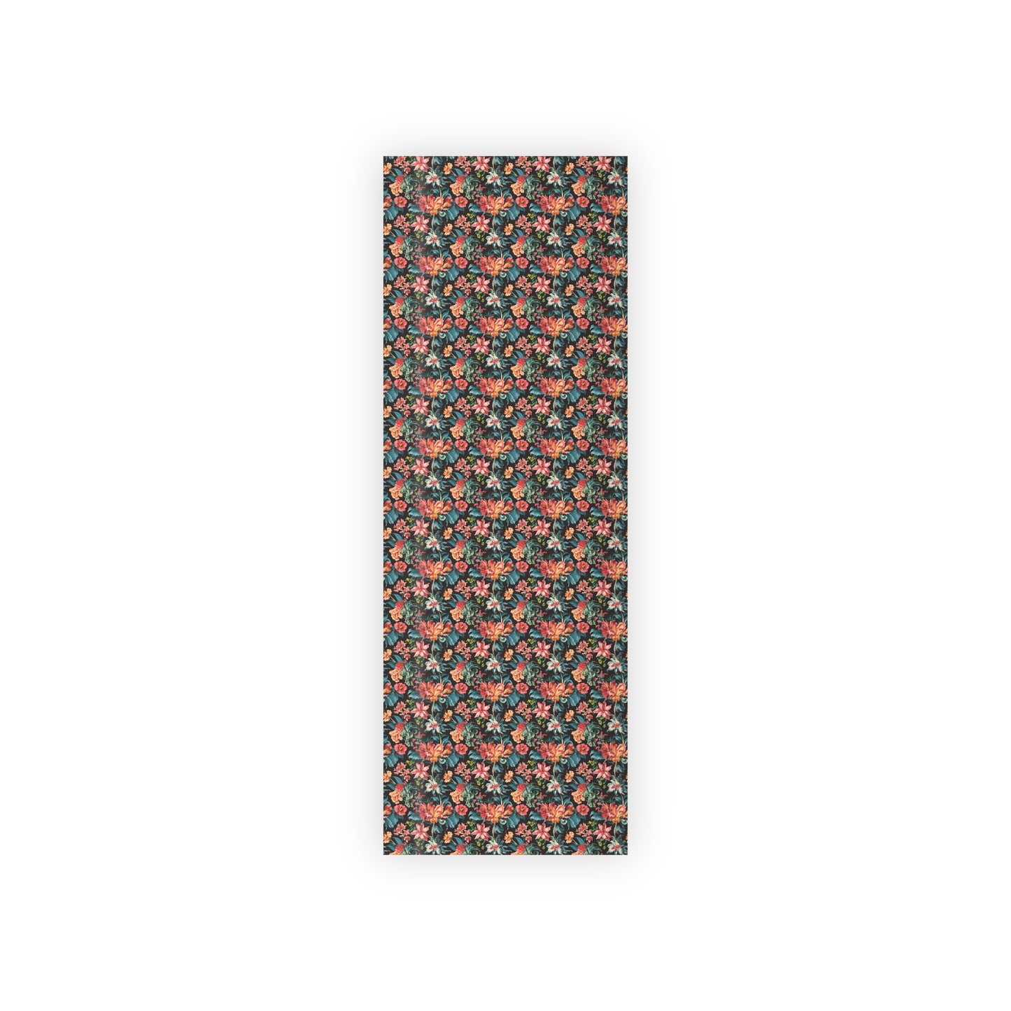 Vampire Art Retro Luxe Eco-Friendly Gift Wrapping Paper Roll (1 pc) - Vintage Surf Flowers - Made in the UK