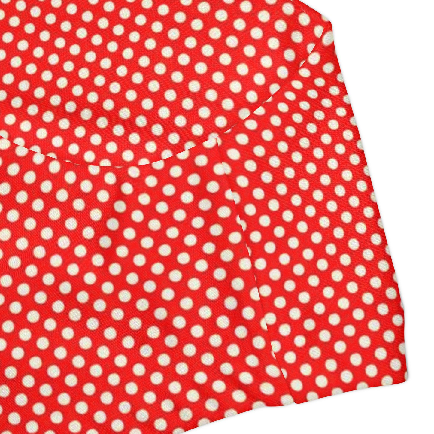 Vampire Art Red and White Polka Dot Girls Two Piece Swimsuit