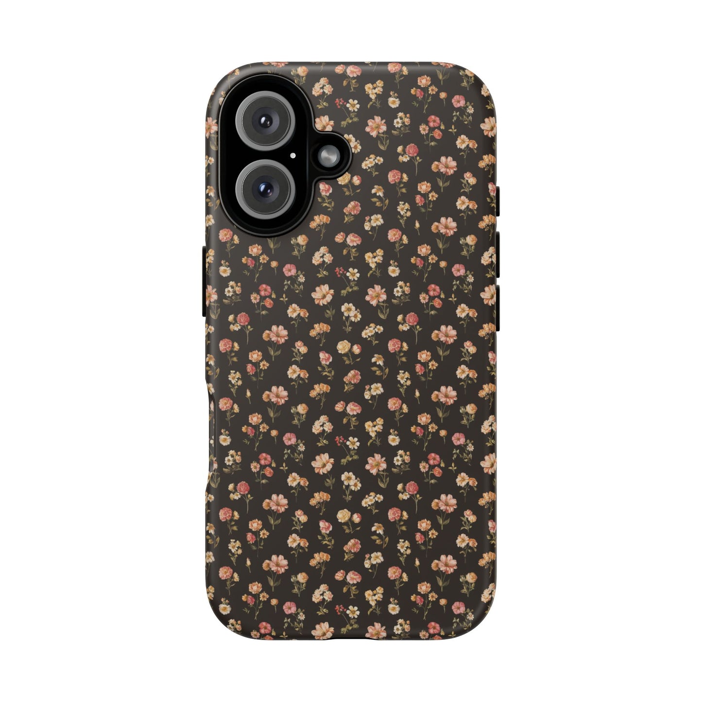 Vampire Art Vintage and Edgy iPhone 16 Tough Case - Retro French Florals