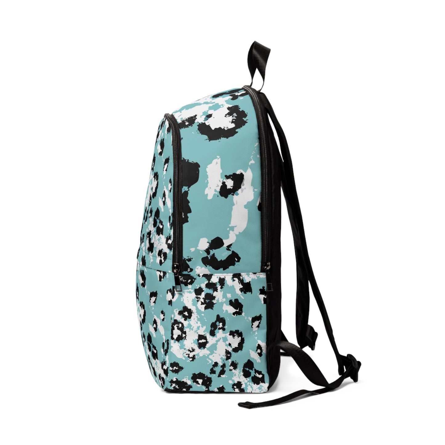 Vampire Art Grunge Blue Leopard Unisex Fabric Backpack