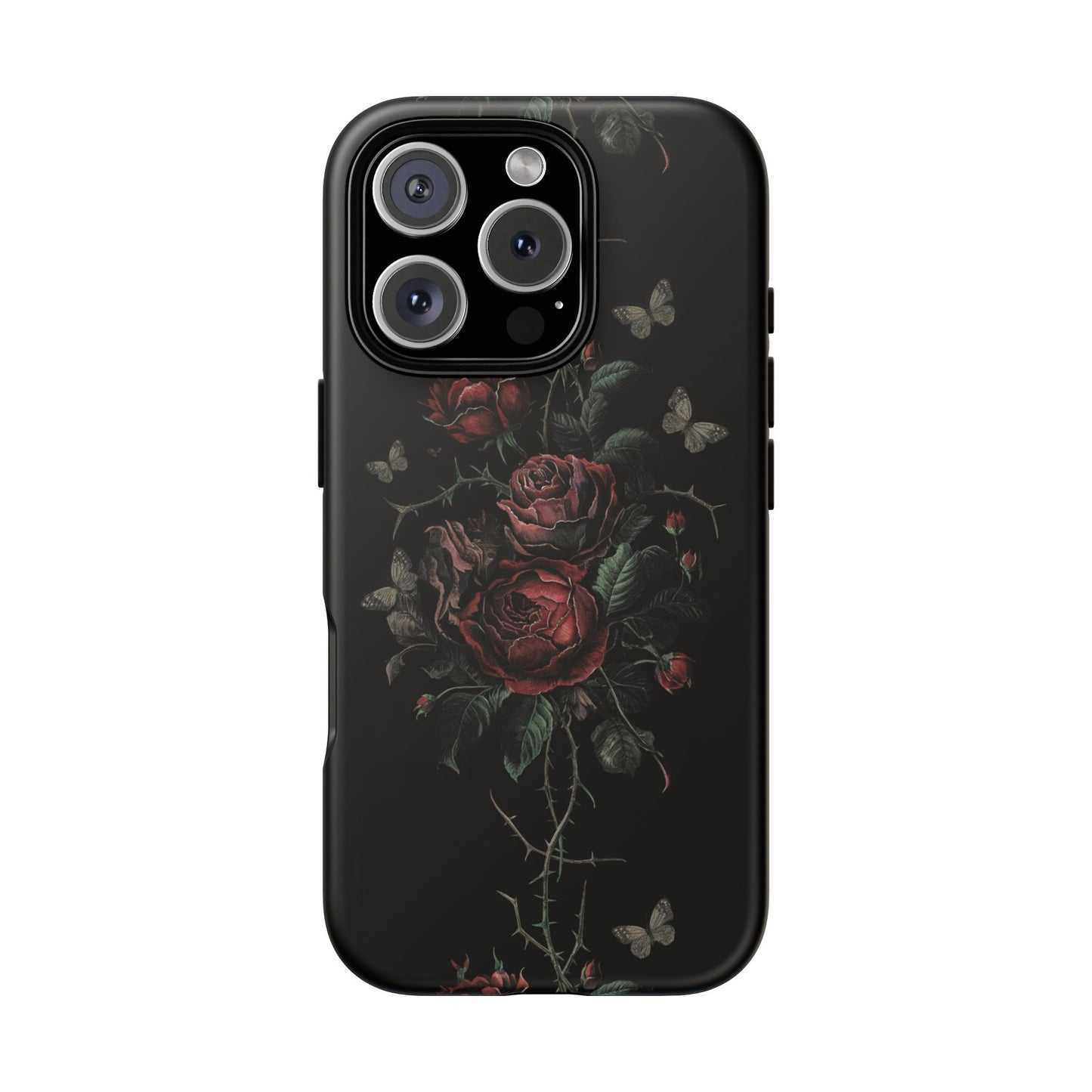 Vampire Art Vintage and Edgy iPhone 16 Tough Case - Goth Roses