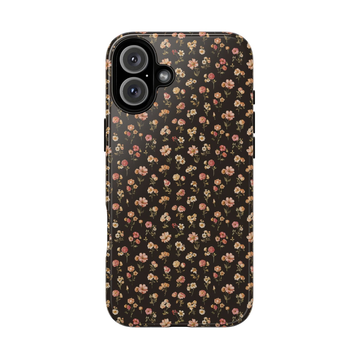 Vampire Art Vintage and Edgy iPhone 16 Tough Case - Retro French Florals