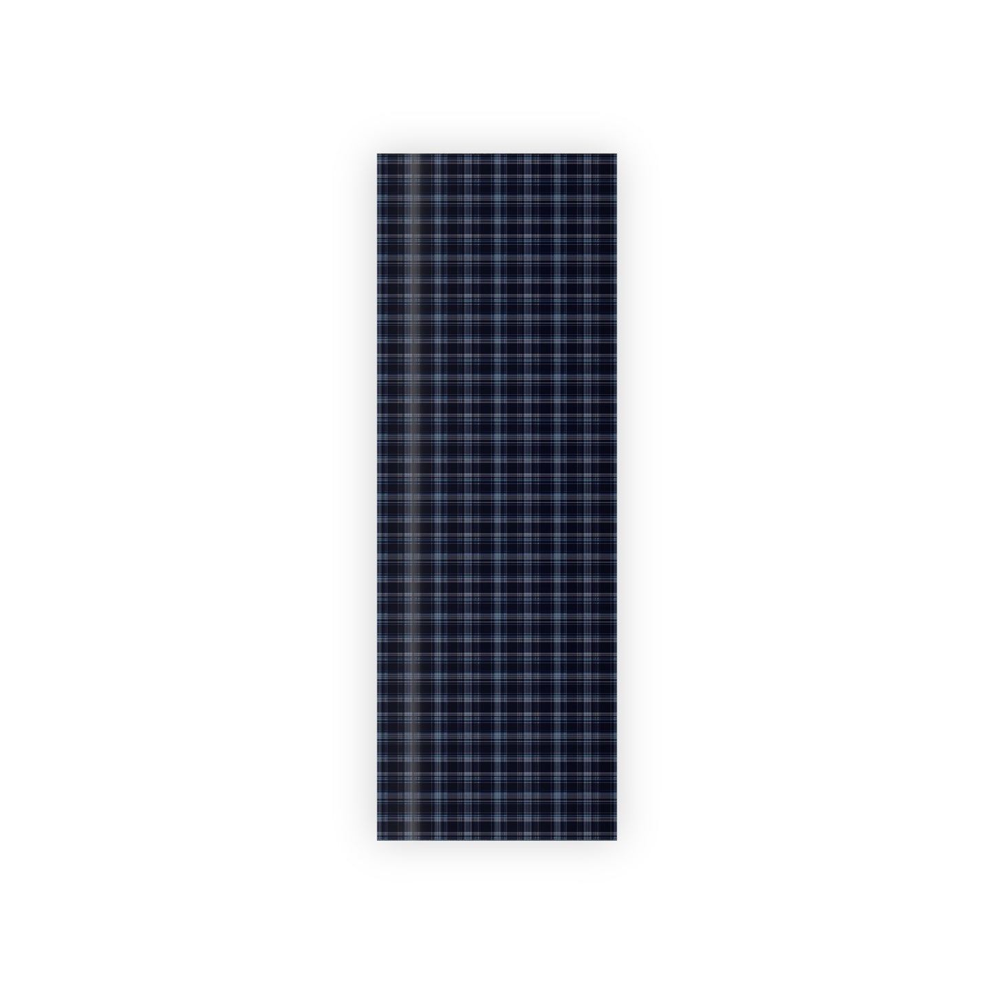 Vampire Art Retro Luxe Eco-Friendly Gift Wrapping Paper Roll (1 pc) - Blue Traditional Tartan - Made in the UK