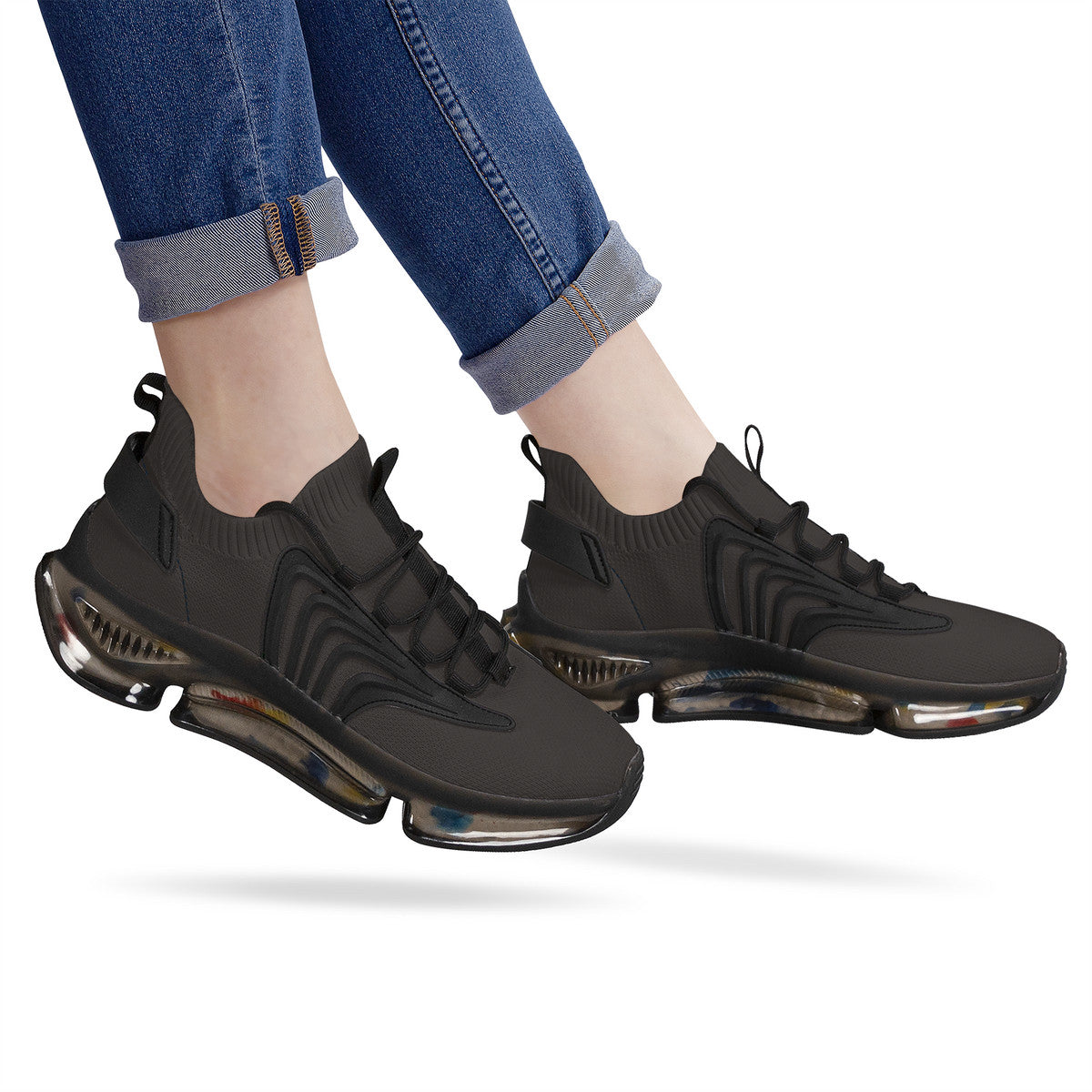 Vampire Art Unisex Retro Brown Air Max React Sneakers