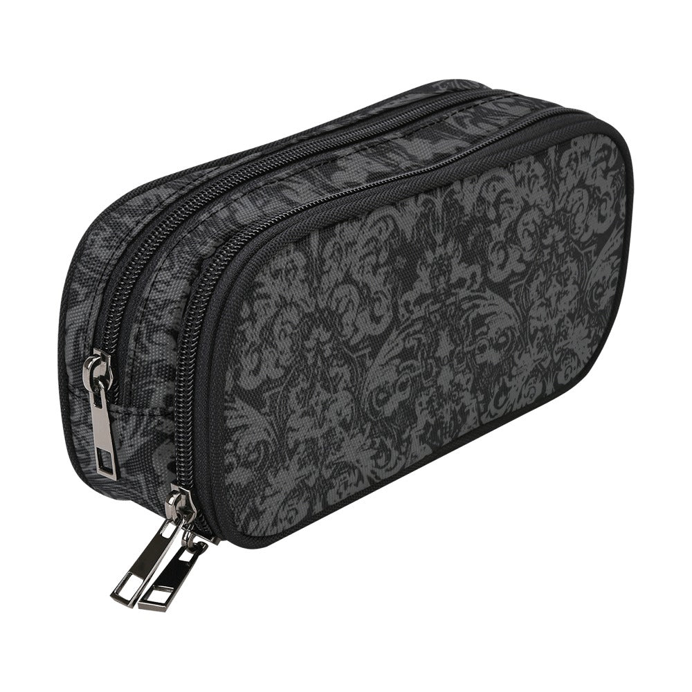 Vampire Art Studio Caddy: Deluxe Pencil Pouch - Grunge Black Brocade